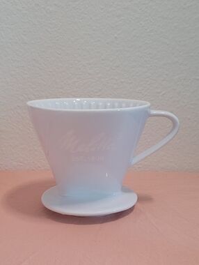White Ceramic Melitta Porcelain Pour-Over